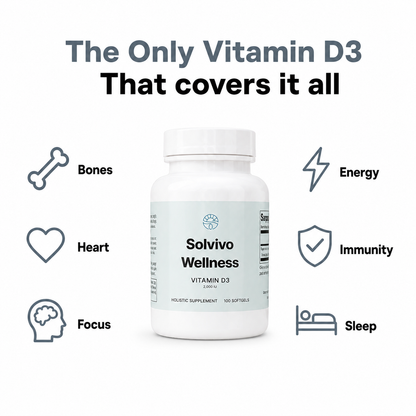 Solvivo Wellness' SunCore D3 + Free Ebook + Free Delivery